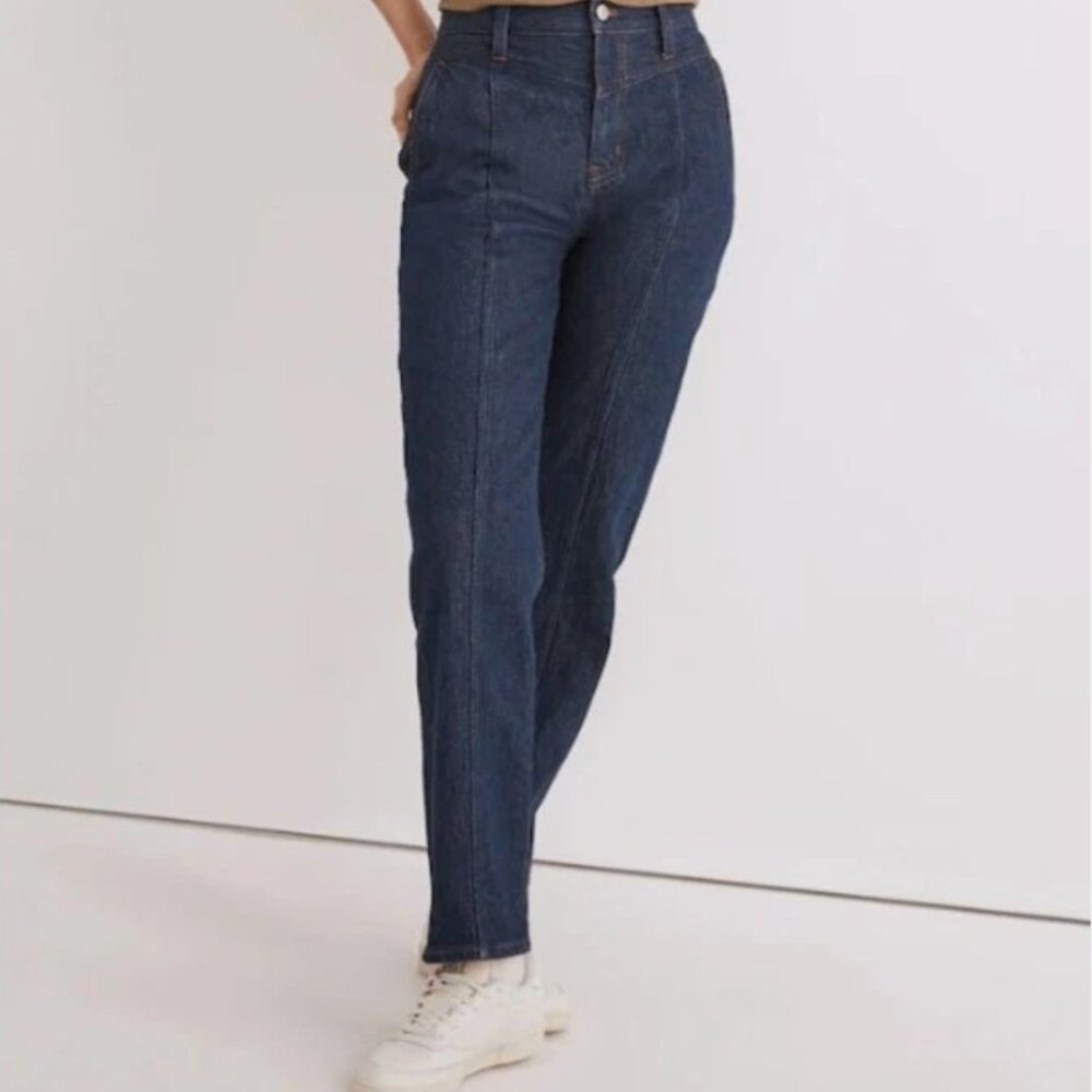Madewell The Perfect Vintage Straight Jean Greenhaven Wash Seamed Edition 26